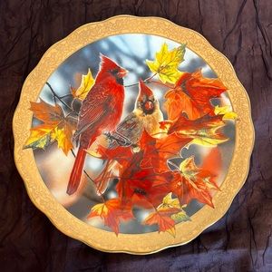 Autumn Mirage-Cardinal -  Illusive Wings by BRADFORD EXCHANGE